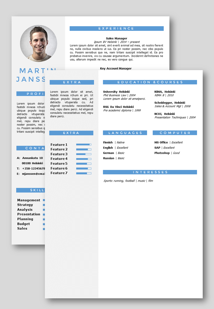 Download free resume templates for word 2010